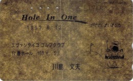 SPORT - GOLF -  HOLE IN ONE - Télécarte Japon - BD