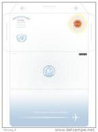 ONU New-York 2013 - Aérogramme Format Long $1,10 Neuf ** (plié) - Posta Aerea