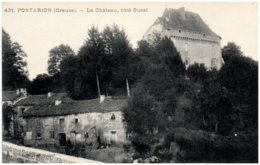 23 PONTARION - Le Chateau Coté Ouest - Pontarion