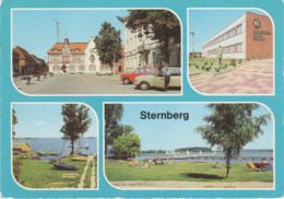 AK Sternberg Karl Liebknecht Platz Kreiskulturhaus Benno Voelkner Freibad Am See Brüel Warin Schwerin Bützow Wismar DDR - Sternberg