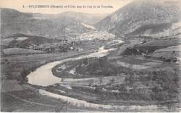 34 - ROQUEBRUN Et L'ORB Vus Du Col De La Vernède - CPA - Hérault - Autres & Non Classés