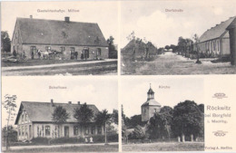 RÖCKWITZ B Borgfeld Gem Kriesow Nahe Altentreptow Gasthof Milow Schule Gelaufen 5.3.1910 - Neubrandenburg