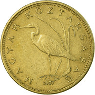 Monnaie, Hongrie, 5 Forint, 1997, Budapest, TTB, Nickel-brass, KM:694 - Hongrie