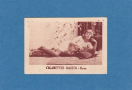 Chromo Cigarettes Bastos, Oran, Femme Allongée En Tenue Coquine, Femme Nue, Femme Tenue Sexy, Femme En Sous-vêtement - Zigarettenmarken