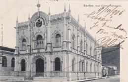 Amérique,BRAZIL,Brésil,Brasil,SAO PAULO,SANTOS,VILLE PORTUAIRE,CARTE ANCIENNE,RARE,1905,TIMBRE - São Paulo