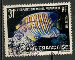 Polynésie Française - Polynesien - Polynesia 1982 Y&T N°175 - Michel N°340 (o) - 31f Pygoplites Diacanthus - Oblitérés