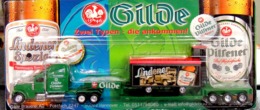 PUB. FREIGHTLINER Camion Remorque & Wagon BIERE GILDE 1/87 NEUF Sous Blister - Reclame - Alle Merken