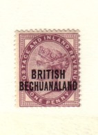 BECHUANALAND 1892  YVERT  N°31 NEUF MH* - 1885-1895 Colonia Britannica