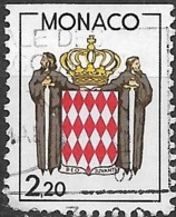 MONACO 1987 Coat Of Arms - 2f.20 - Multicoloured FU - Gebruikt