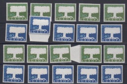 Europa Cept 1957 Germany 2v (10x) ** Mnh (54188) Promotion - 1957