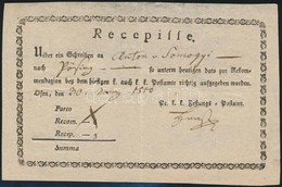 1810 Recepisse Ofen - Bösing - Autres & Non Classés