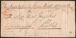 1842 Franco Piros / Red 'G.Canisa / Franco' - 'PULKAU' - Other & Unclassified