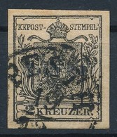 O 1850 2kr HP IIIa Fekete / Black 'PESTH' Certificate: Strakosch - Sonstige & Ohne Zuordnung