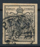 O 1850 2kr HP IIIa Fekete / Black 'PESTH' Certificate: Strakosch - Other & Unclassified