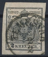 O 1850 2kr HP Ib Fekete / Black 'TEMESVÁR' Certificate: Ferchenbauer - Altri & Non Classificati