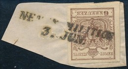 1850 6kr Kivágáson / On Cutting 'NEMES=MILITICS' Ryan: 200 P, Gudlin 600 P - Other & Unclassified