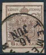 O 1850 6kr HP Ia Barna / Borwn 'TEME(SVA)R' Certificate: Steiner - Andere & Zonder Classificatie