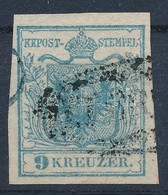 O 1850 9kr HP I Szürkéskék / Greyish Blue 'ALT(ORSOVA)' Certificate: Steiner - Sonstige & Ohne Zuordnung