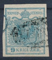 O 1850 9kr HP I Szürkéskék / Greyish Blue 'ALT(ORSOVA)' Certificate: Steiner - Altri & Non Classificati