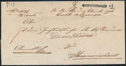 1853 Levél Luxus Negatív 'CSIKMARTONFALVA' és Kiegészítő Dátumbélyegzéssel / Cover With Negativ 'CSIKMARTONFALVA' Cancel - Altri & Non Classificati