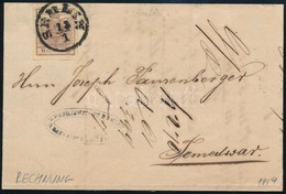 1854 6kr HP III Számlán / On Invoice 'SEMLIN' - Altri & Non Classificati