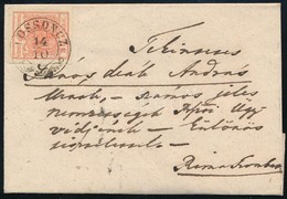 ~1855 3kr Levélen / On Cover 'LOSSONCZ' - Rimaszombat - Otros & Sin Clasificación