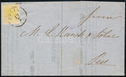 1857 1kr Helyi Nyomtatvány / On Local Printed Matter 'PESTH' - Other & Unclassified