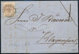 1858 6kr MP III Levélen / On Cover 'SZAMOBOR' - Autres & Non Classés