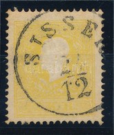 O 1858 2kr II Sárga, Túlfestékezett Centrált Nyomat, Karácsonyi Bélyegzéssel (12.24) / Yellow, Overinked Centered Print  - Autres & Non Classés