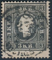 O 1858 3kr I. C Fekete / Black 'PESTH' Certificate: Steiner - Sonstige & Ohne Zuordnung