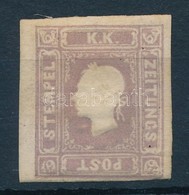 * 1858 Lila Hírlapbélyeg II. Szép Színben, Magas Katalógusérték! / Purple Newspaper Stamp II. In Nice Colour, High Catal - Sonstige & Ohne Zuordnung