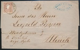 ~1859 10kr II Levélen / On Cover 'GALÁNTHA' - Sonstige & Ohne Zuordnung