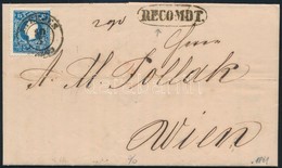 1861 15kr II + 10kr II Ajánlott Levélen / On Registered Cover 'EPERJES' + 'RECOMDT.' - Wien - Autres & Non Classés