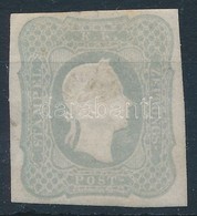 * 1861 Hírlapbélyeg Világosszürke / Newspaper Stamp Light Grey. Certificate: Steiner - Autres & Non Classés