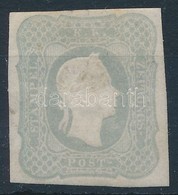 * 1861 Hírlapbélyeg Világosszürke / Newspaper Stamp Light Grey. Certificate: Steiner - Other & Unclassified