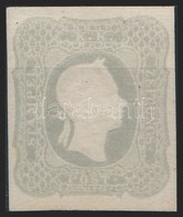 (*) 1861 Hírlapbélyeg Szürke / Newspaper Stamp, Grey. Certificate: Steiner - Sonstige & Ohne Zuordnung