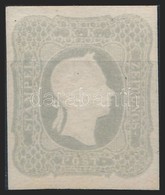 (*) 1861 Hírlapbélyeg Szürke / Newspaper Stamp, Grey. Certificate: Steiner - Altri & Non Classificati