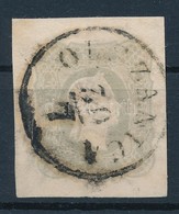 O 1861 Hírlapbélyeg Világosszürke / Newspaper Stamp, Light Grey 'OLSZANICA' - Certificate: Steiner - Altri & Non Classificati
