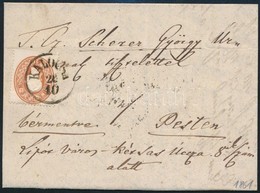 1861 10kr Levélen / On Cover 'KALOCSA' - Pest - Altri & Non Classificati