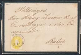 1862 2kr Gyászjelentésen / On Obituary Notice 'THURÓCZ SZ: MÁRTON' - Sonstige & Ohne Zuordnung