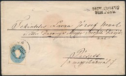 1862 15kr Levélen / On Cover 'PESTH' + 'NACH ABGANG DER POST' - Pécs - Autres & Non Classés