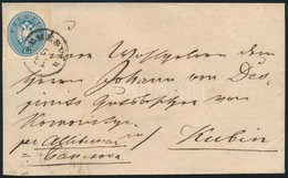 ~1863 10kr Levélen / On Cover 'TEMESVÁR' - Kubin - Altri & Non Classificati