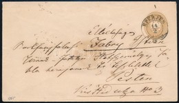 1865 15kr Díjjegyes Boríték ,,EPERJES' - ,,PEST' - Other & Unclassified