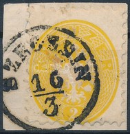 1864 2kr Sárga / Yellow 'SZEGEDIN' - Andere & Zonder Classificatie