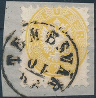 1864 2kr Sárga, Extrém Elfogazással, Fejjel Lefelé álló Dátum / Yellow With Strongly Shifted Perforation 'TEMESVÁR' Inve - Sonstige & Ohne Zuordnung