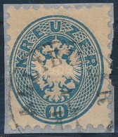 1864 10kr Kivágáson / On Cutting 'ALLIBUNÁR' (Határőrvidék) (Gudlin 150 P) - Andere & Zonder Classificatie