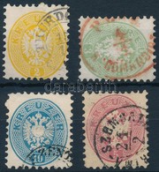 O 1864 2kr, 3kr, 5kr, 10kr - Sonstige & Ohne Zuordnung