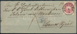 1864 5kr Távolsági Levélen / On Domestic Cover 'SOMKERÉK' - Szamos Ujvár (Gudlin 400 P) - Other & Unclassified