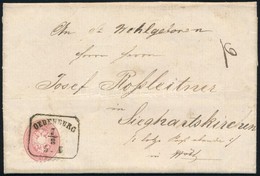 1866 5kr Levélen / On Cover 'OEDENBURG' - Sieghartskirchen (luxus Bélyegzés) - Sonstige & Ohne Zuordnung