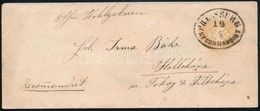 ~1866 15kr Ajánlott Levélen / On Registered Cover 'PRESSBURG / RECOMMANDIRT' - Hollóháza - Sonstige & Ohne Zuordnung